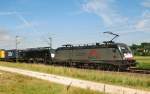 ES 64 U2-029, TX, + ES 64 F4-027, aufgenommen am 05.08.12, N�he Treuchtlingen.