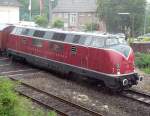 V200 033 verl�sst den Bf.