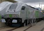 284 001-5 (Vossloh Espania S.A.) auf der Innotrans 2012 in Berlin-Messe/S�d am 22.9.2012.