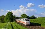 402 021-0  L�bbenau/Spreewald  mit dem ICE 556 von Berlin nach Koblenz am 24.05.2013 bei Haan-Ellscheid.