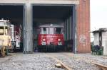 RSE VT 25 steht im Schuppen in Beuel und wartet auf weitere G�terzug oder Sonderzug Dienste in Beuel am 15.2.2011