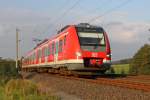 Der 422 011-7 als S9 nach Wuppertal Hbf in Neviges am 15,09,11 