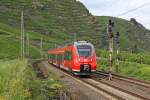 Der 442 704 in Winningen ( Mosel ) am 18,07,12