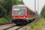 628 578 bei der Einfahrt in M�hldorf , Gru� an Atze  ....