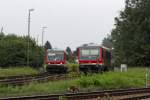 Der 628 578 und 628 571 in M�hldorf am 01,08,11