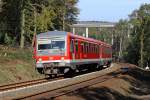Der 928 513 als RB 47 Richtung Solingen in Wuppertal Ronsdorf am 29,09,11