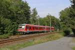 Der 628 609 bei der Einfahrt in Bad Harzburg am 25.08.2013