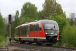 Der 642 232 in Aue (Sachs) am 10.05.2013