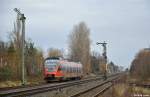 644 064-8 mit der RB 11411 (K�ln Messe/Deutz - Kall) am 02.01.2013 in Derkum.