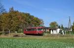 798 610-1 als PEG 79742 nach Putlitz am 29.10.2012 in Gro� Langenwisch.