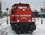 DE 84 auf dem Weg rtg BW Vochem aufgenommen an der Stra�enbahnhaltestelle Br�hl Vochem am 28.12.2010
