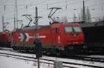 185 606-1 von HGK stand am 03.01.2011 in Krefeld-Hbf abgestellt.