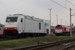 285 107-9 + DE671 + DE13 der HGK in Br�hl Vochem am 29.03.2012