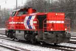 Die DH 705 der HGK in K�ln West am 06,01,10