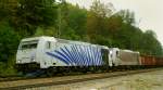 185 663-2 + 186 285-3, aufgenommen am 29.09.12, in A�ling.