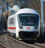 Ein IC-Steuerwagen als Nachschuss in Boppard.