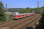 Die RB48 geschoben von 111 152-5 in Wuppertal Sonnborn am 04,09,12