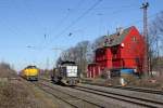 Die 6469 und MRCE 1206 in Ratingen Lintorf am 07,03,11