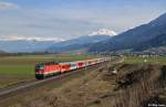 1144 222-7 mit dem REX 5360 von Innsbruck nach Landeck-Zams am 02.04.2013 bei Flaurling.