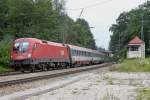 Die 1116 091-8 in A�ling (Oberbay) am 30,07,11 