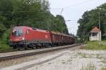 Die 1116 092-6 in A�ling (Oberbay) am 30,07,11 