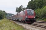 Die 1116 213 in A�ling (Oberbay) am 30,07,11 