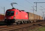 1116 076 der �BB am Wenzel KLV in Porz Wahn am 22.03.2012