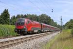 Die 1116 212 in Gro�karolinenfeld am 02,08,12