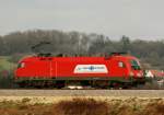 Eine ganze Rarit�t auf der KBS 980! 1116 235-1, CSKD INTRANS, ITL, aufgenommen am 04.12.09, Strecke Ulm-Augsburg, kurz nach Burgau.