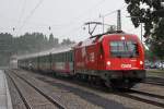 Die 1216 016 in A�ling (Oberbay) am 29,07,11