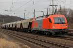 1216 901 der RTS mit Getreidezug in K�ln West am 27.02.2012