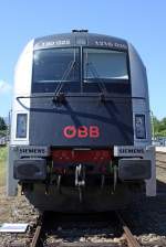 Die 1216 025 world record 357kmh Taurus in Freilassing am 01,08,10