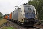 Die ES 64 U2-019 f�hrt durch Hamburg Moorburg, am 28,08,09