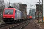 482 045-2 der SBB Cargo kommt von der K�lner S�dbr�cke am 28.02.2012